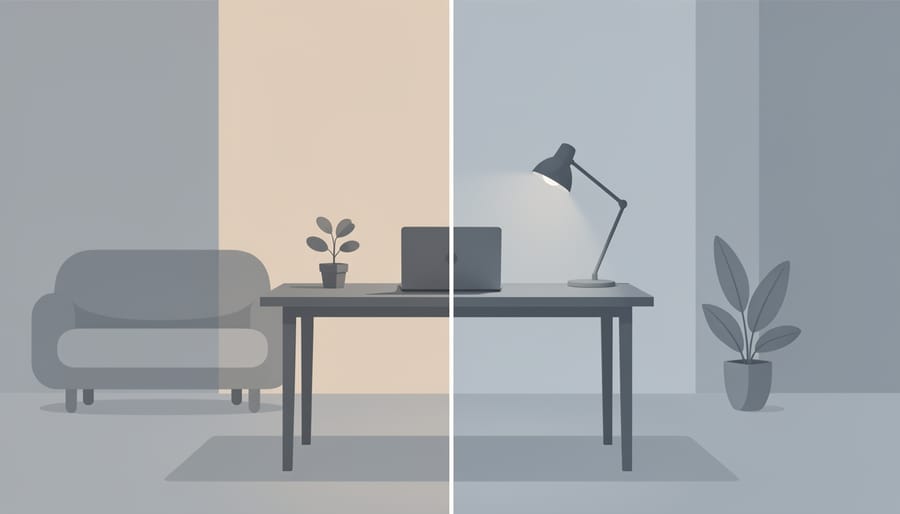 Closed laptop and pen next to a watch on a desk, suggesting boundaries around after-hours work